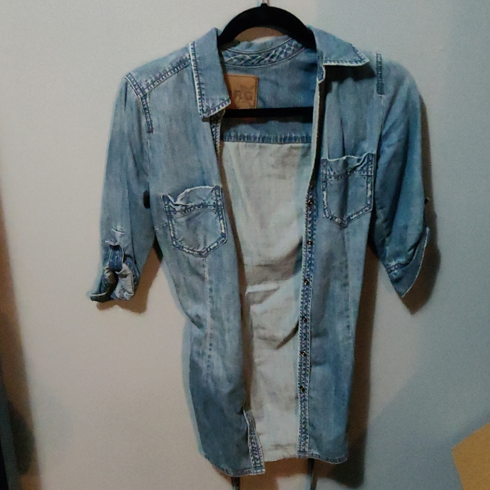 Denim top
